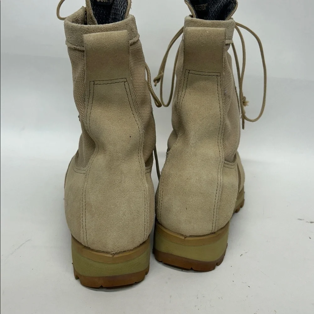 McRae Tan Lace-Up Combat Boots size 8R u.s.army gore-Tex
